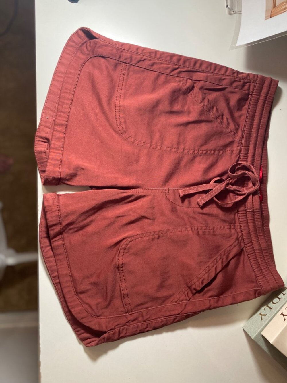 Unionbay Rust Drawstring Utility Shorts Size Small - Picture 2 of 6